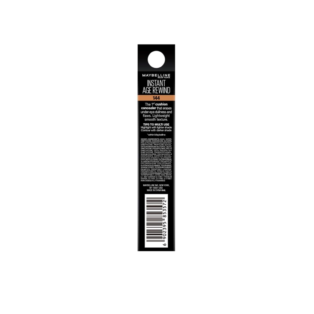 Maybelline New York Instant Age Rewind Dark Circles Treatment Concealer -Caramel, Packed with Goji Berry & Haloxyl, Bright & Refreshed eyes, Erase dark circles & fine lines, Long Lasting Concealer 6g - Image 10