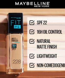 Alternative view of Maybelline New York Perfect Fit Me Flawless Matte Base Makeup Combo Conceal For Oily Skin+Blend Duo Kit,Medium Coverage Fit Me Foundation Powder 128 (30Ml)+Fit Me Concealer Shade 25 (6.8Ml),Pack Of 1