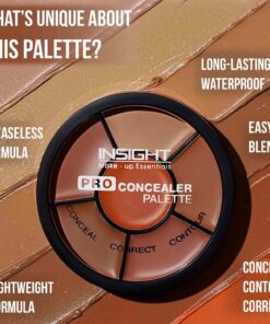 Alternative view of INSIGHT Pro Concealer Palette - Shade Corrector | Makeup Wheel for Face | Satin–Matte Finish | 3-in-1 Conceal, Contour & Correct | Waterproof | Full Coverage | 15gm