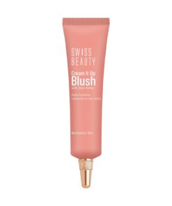 Swiss Beauty Cream It Up Blush | Highly pigmented | Super-blendable | Long-lasting | Enriched with Shea Butter | Multipurpose | Shade-03 Cheeky Peach, 10ml