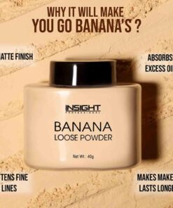 Alternative view of INSIGHT Banana Loose Powder 40g | Lightweight| Long-Lasting Coverage|Oil-Absorbing Finish| Reduces Shine| Suitable for All Skin Types