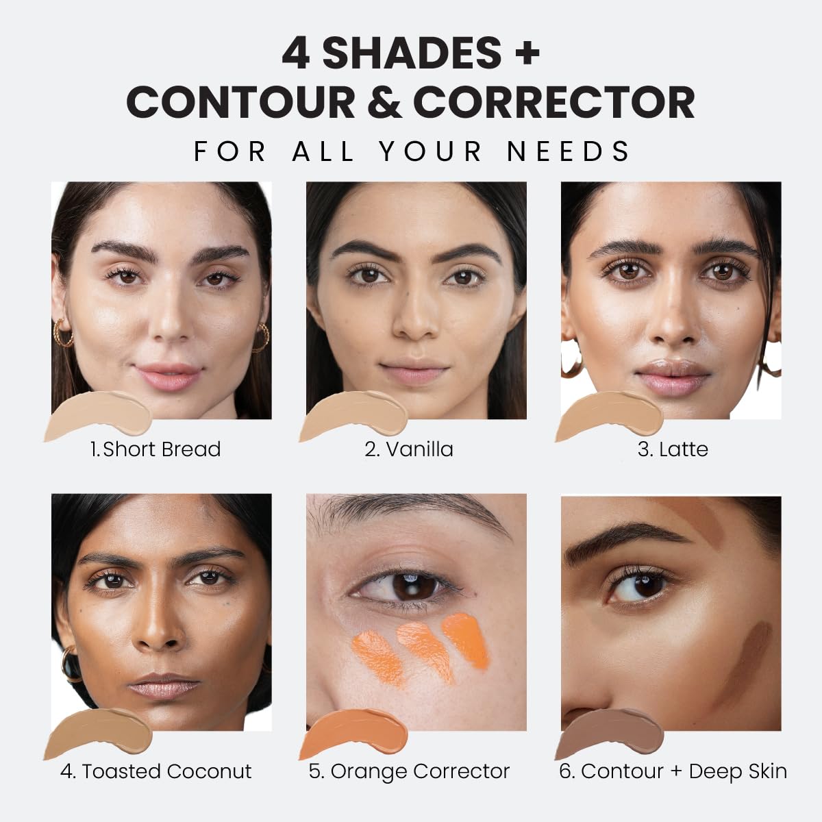 INSIGHT Cushion Concealer for Natural Flawless Finish | Vitamin E Infused | Featherlight, Buildable Coverage | Multipurpose & Travel-Friendly | Shade: Orange Corrector, 3g - Image 7