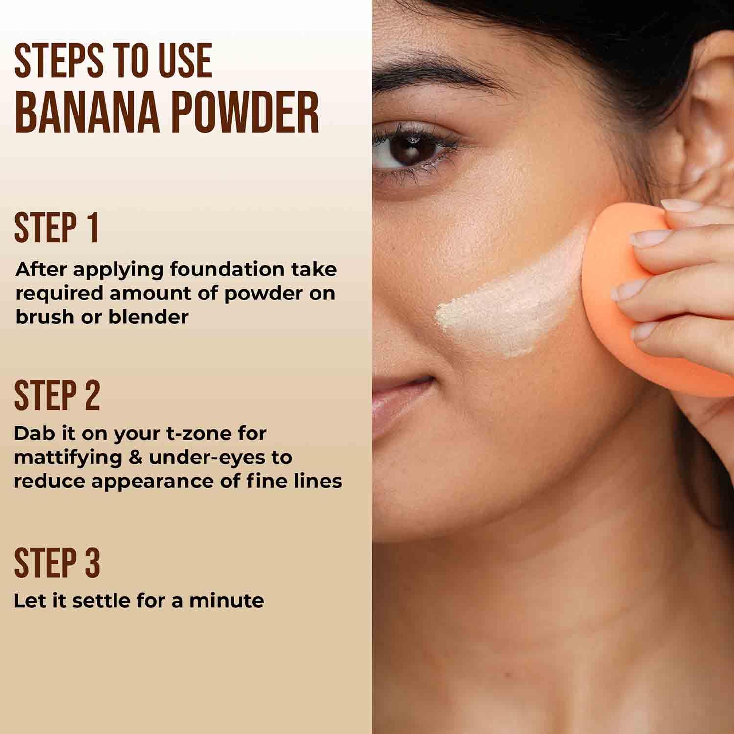 INSIGHT Banana Loose Powder 40g | Lightweight| Long-Lasting Coverage|Oil-Absorbing Finish| Reduces Shine| Suitable for All Skin Types - Image 6
