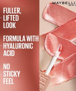 Alternative view of Maybelline New York Smooth And Non-sticky Lifter Gloss - Petal | Tinted Lip Gloss With Hyaluronic Acid for Hydrated & Plump Lips | Non-Sticky application | Long-lasting Fuller & Lifted Look | 5.4ml