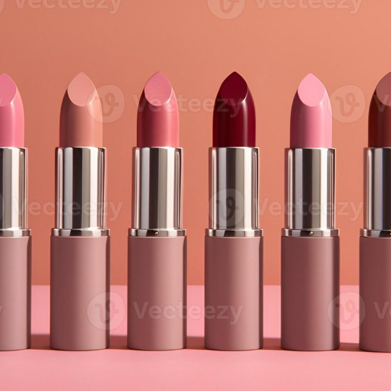set-of-lipsticks-of-different-shades-lined-up-exactly-in-a-line-a-set-of-makeup-artist-beauty-and-cosmetics-photo
